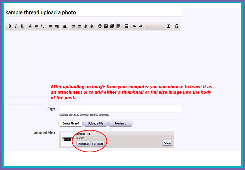 Adding Pictures
