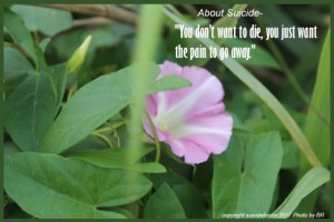 dont want die pain end
